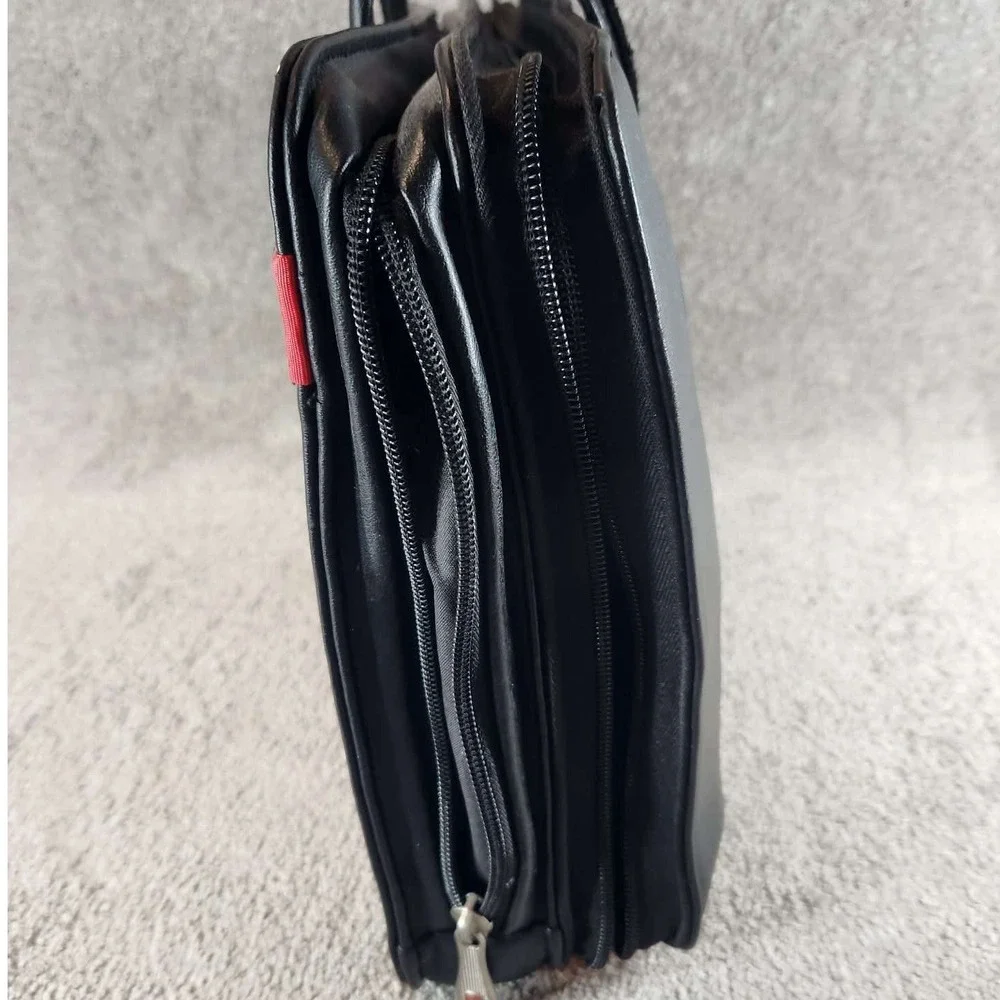 SwissGear Briefcase Black Ballistic Nylon Organizer Business Bag Unisex
